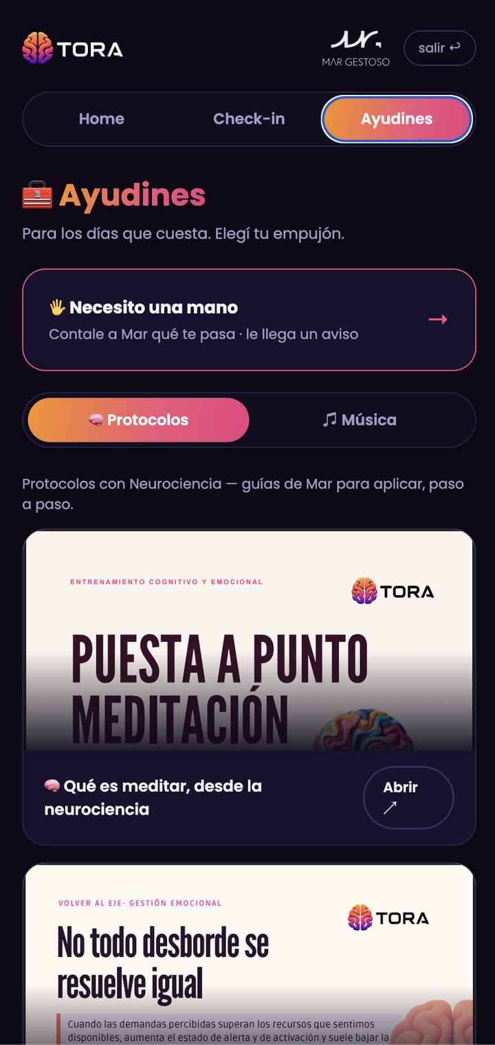 TORA: Ayudines, protocolos con neurociencia y música